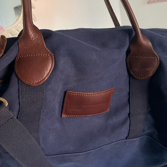 Grosvenor Other - Grosvenor Elegant Blue and Brown Men's Duffel Bag